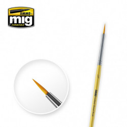 AMIG 3/0 Synthetic Round Brush