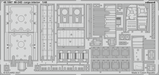 EDUARD Mi-24D cargo interior