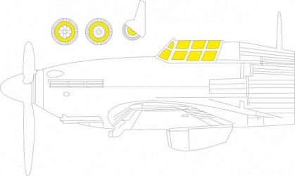 EDUARD MASK Hurricane Mk.IIc