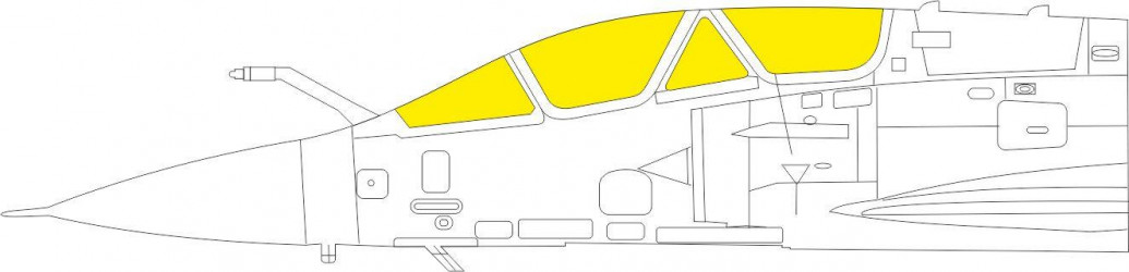 EDUARD MASK Mirage 2000D TFace