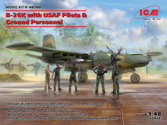 ICM B-26K with USAF Pilots...