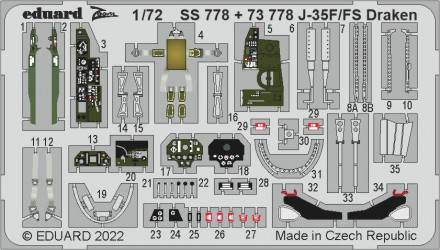 EDUARD ZOOM SET J-35F/FS...