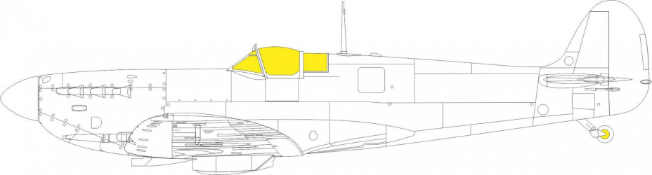 EDUARD MASK Spitfire Mk.XII