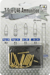 AFV CLUB 7,5cm L/46 Ammunition