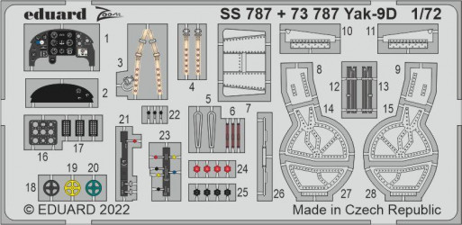 EDUARD ZOOM SET Yak-9D