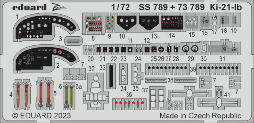 EDUARD ZOOM SET Ki-21-Ib