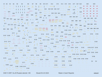 EDUARD DECAL Su-25 Russian...