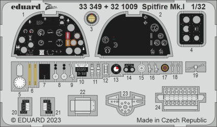 EDUARD ZOOM SET Spitfire Mk.I