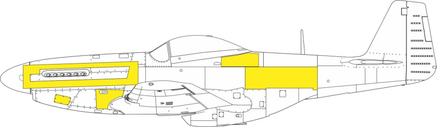 EDUARD MASK P-51D surface...