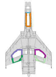 EDUARD MASK F-4E wheel bays
