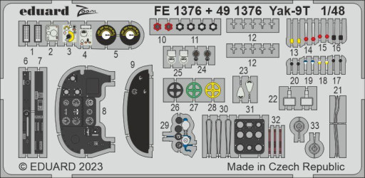 EDUARD ZOOM SET Yak-9T