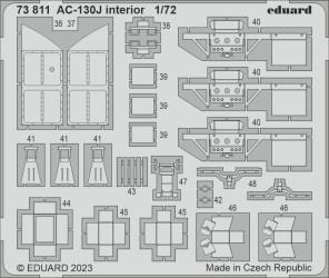 EDUARD AC-130J interior