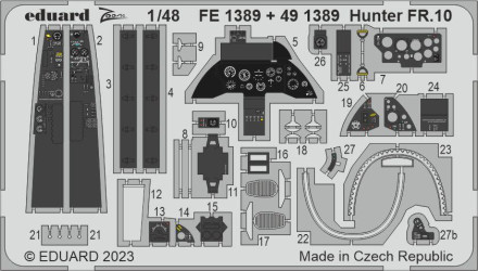 EDUARD ZOOM SET Hunter FR.10