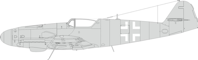 EDUARD MASK Messerschmitt...