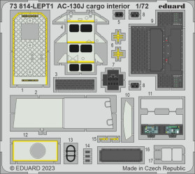 EDUARD AC-130J cargo interior
