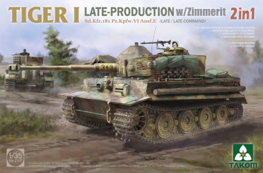 TAKOM Tiger I late  w/Zimmerit