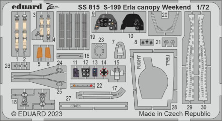 EDUARD ZOOM SET S-199 Erla...