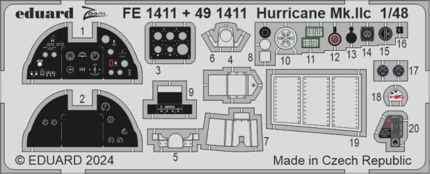 EDUARD ZOOM SET Hurricane...