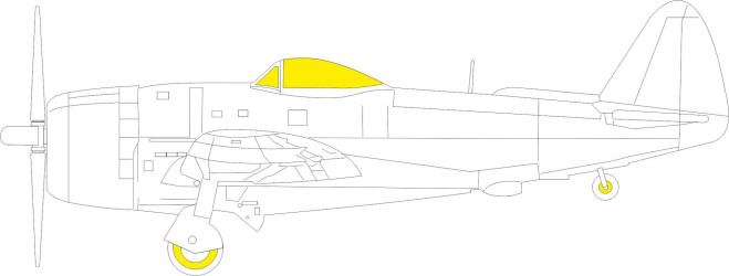 EDUARD MASK P-47D-25