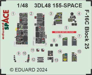 EDUARD SPACE F-16C Block 25