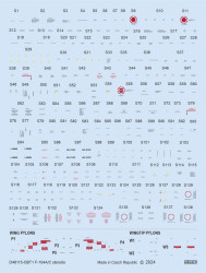 EDUARD DECAL F-104A/C stencils