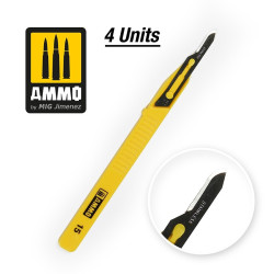 AMIG Mini Blade Curved 4pcs.