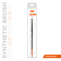 AK SYNTHETIC BRUSH FLAT 1