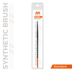 AK SYNTHETIC BRUSH ROUND 2/0