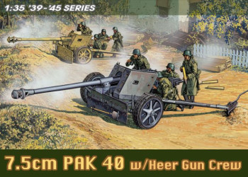 DRAGON 7.5cm PaK 40 w/Heer...