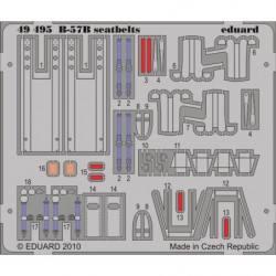 EDUARD B-57B seatbelts